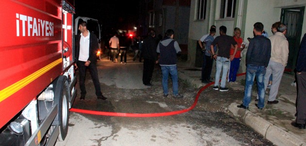 Seydişehir’de ev yangını