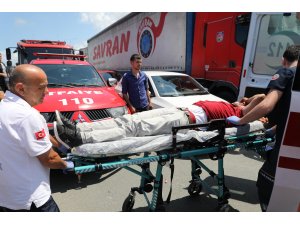 Rize'de trafik kazası: 1 ölü, 1 yaralı