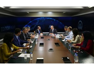 Bakan Özlü, AA Editör Masası'na konuk oldu: (5)