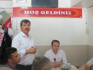 İlçe Milli Eğitim Müdürüne veda yemeği