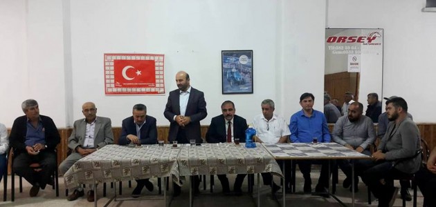 Bakan Yardımcısı Tüfekci, seçim çalışmalarını sürdürdü