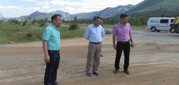 Seydişehir'de asfalt çalışmaları