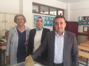 MHP Konya İl Başkanı Murat Çiçek, oyunu kullandı
