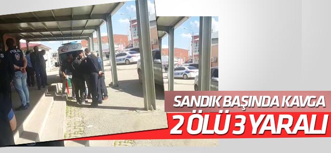 Sandık başında "kan davası" kavgası: 2 ölü, 3 yaralı