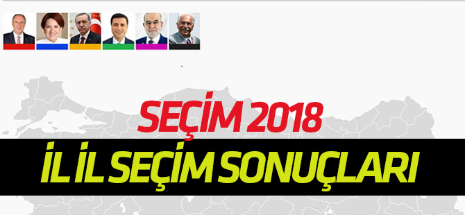 İl il seçim sonuçları