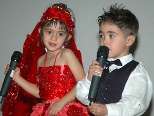 Minikler, izleyenlerden tam not aldı