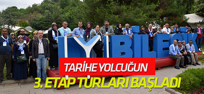 Tarihe yolcuğun 3. etap turları başladı