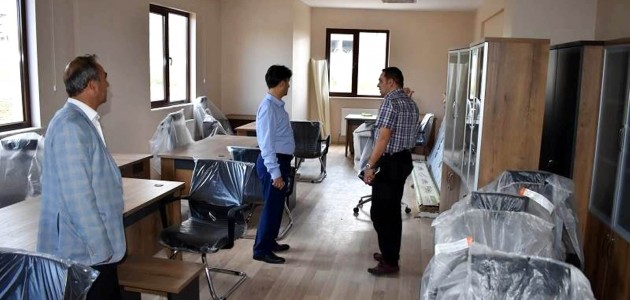 Kaymakam Erdoğan, kamu yatırımlarını denetledi