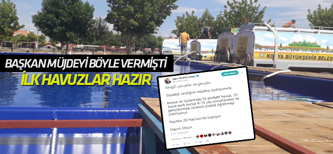 Başkan müjdeyi vermişti: İLK PARKLAR HAZIR