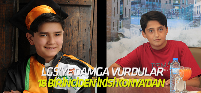 18 birinciden ikisi Konya’dan