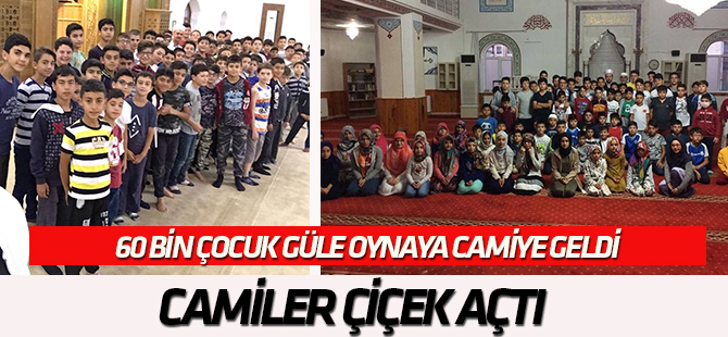 Sabah namazına 60 bin çocuk geldi