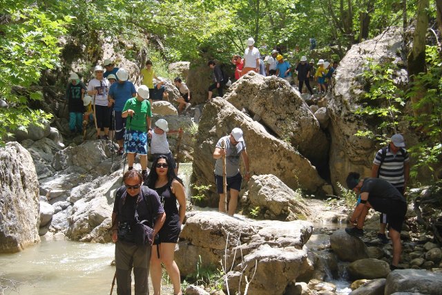 Doğaseverler, Yaka Kanyonu’nda buluştu