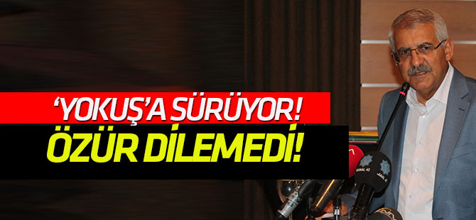 Yokuş, özür dilemedi!