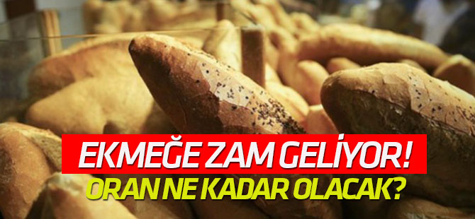 Ekmeğe zam geliyor!