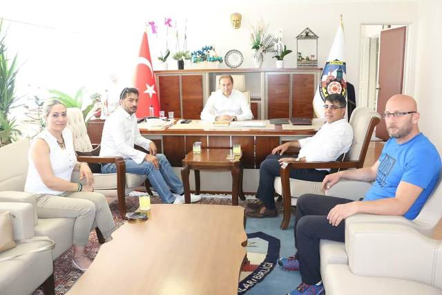 Berberler ve Kuaförler Odası'ndan Karabacak'a ziyaret