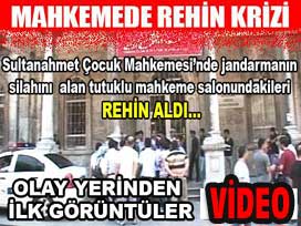 Çocuk Mahkemesi'nde rehine krizi