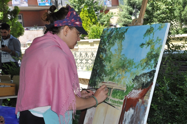 Nasreddin Hoca Şenliği’nde sanat