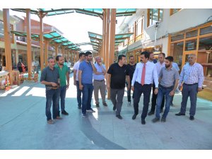 Başkan Bahçeci, belediye yatırımlarını inceledi