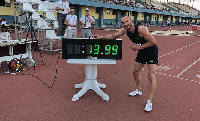 Batuhan Eruygun, 14 saniyenin altına inen ilk sporcu oldu