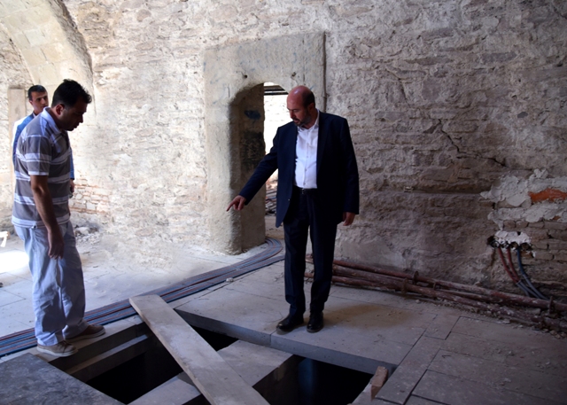 Sille Subaşı Hamamı restore ediliyor