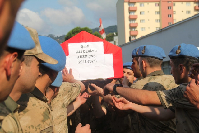 Şehit Uzman Çavuş Memleketi Konya'ya Uğurlandı