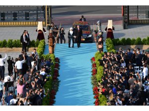 Cumhurbaşkanlığı Külliyesi'ndeki "tarihi tören"