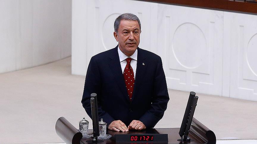 Akar'dan TSK'ya veda mesajı