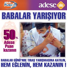 Adese'den babalar günü fırsatı