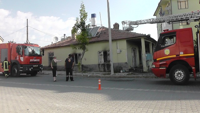 Kulu'da ev yangını