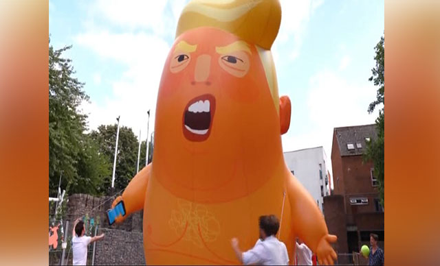Londralılar, Trump'ı böyle karşılayacak