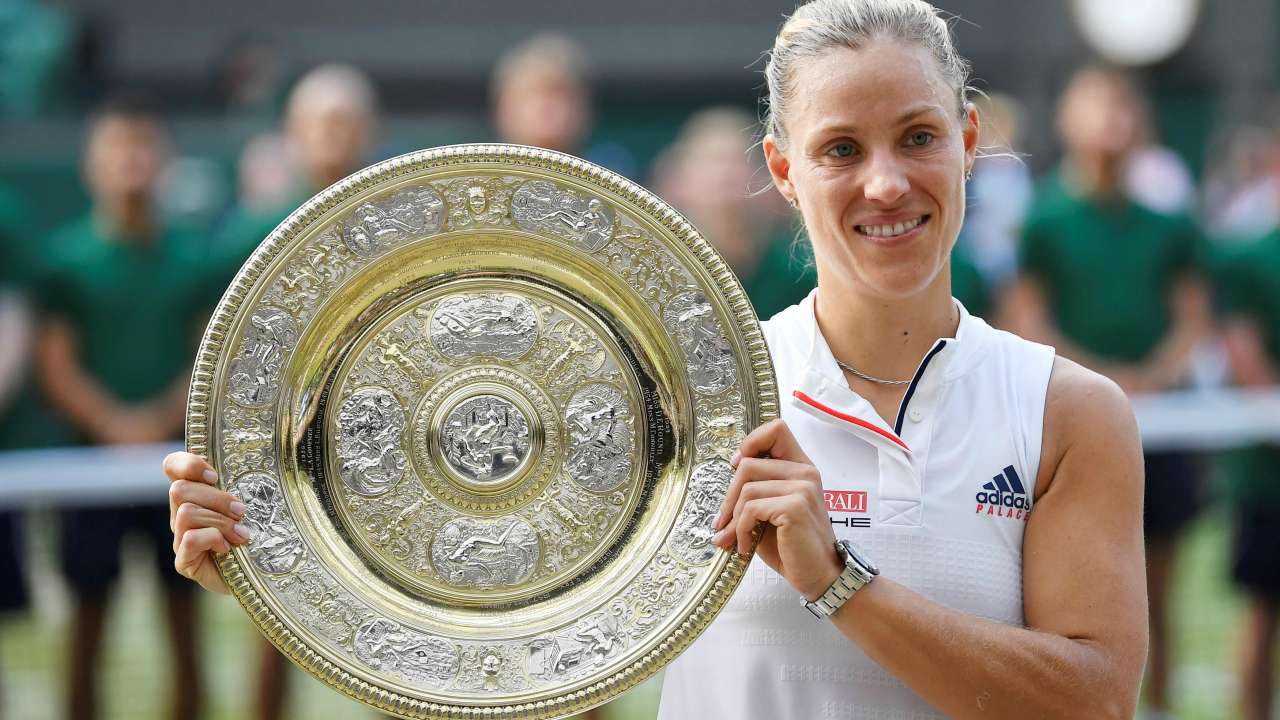 Wimbledon'ın yeni kraliçesi Kerber