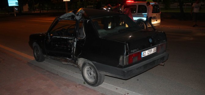 Ehliyetsiz sürücü kaza yaptı: 3 yaralı