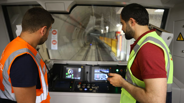 Sürücüsüz metronun test sürüşleri devam ediyor