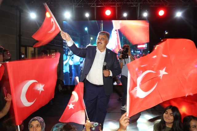 Ereğli'de Binler 15 Temmuz'u andı