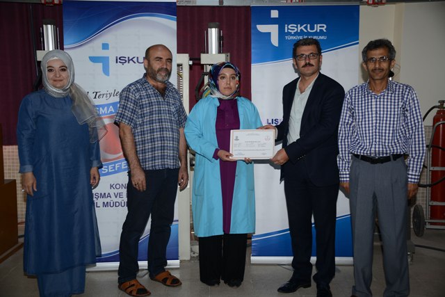 Sayacılıkta Başarılı Olan Kursiyerler Sertifikalarını Aldı