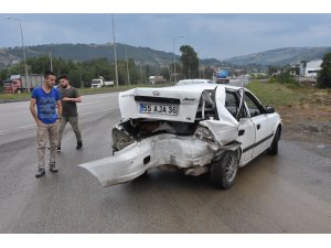 Samsun'da trafik kazaları: 7 yaralı