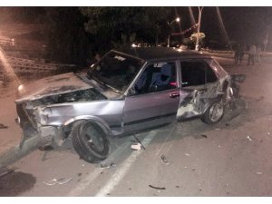 Erzincan’da trafik kazası: 1 yaralı