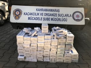 Kahramanmaraş’ta kaçak sigara operasyonu