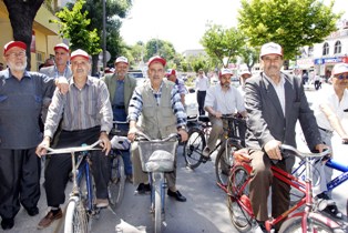 Emekliler bisiklet turunda buluştu