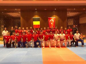 Milli tekvandocular, Belçika ile Konya'da ortak kamp yapıyor