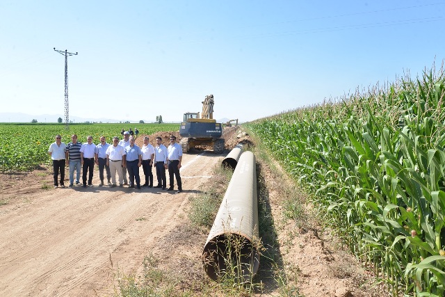 Ereğli’ye kapalı sulama sistemi