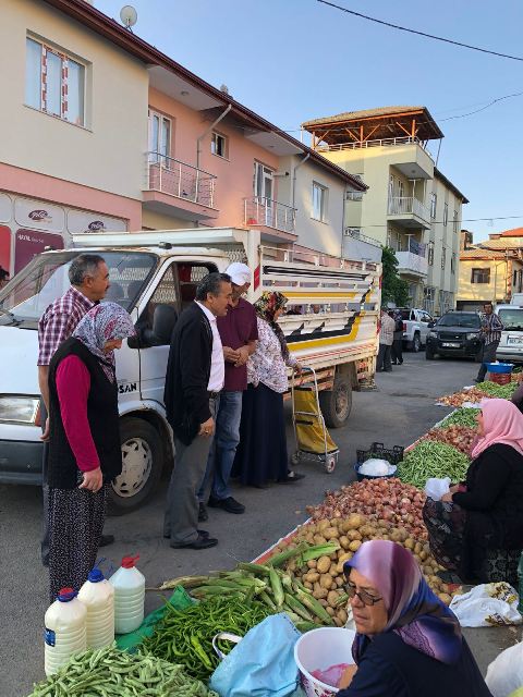 Pazarcı esnafına ziyaret