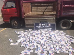 Van’da 6 bin paket kaçak sigara ele geçirildi