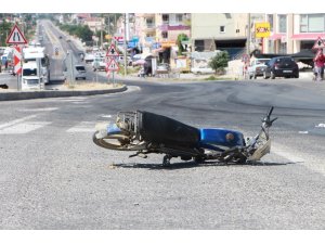 Manavgat’ta motosiklet kazası: 1 yaralı