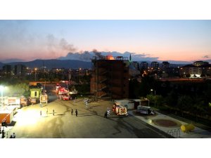 Konya İtfaiyesi’nden gece tatbikatı