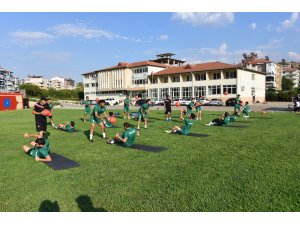 Salihli Belediyespor kondisyon yüklüyor