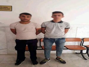 Suçüstü yakalanan hırsızlık şüphelileri tutuklandı