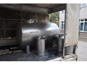 "Örnek" köyde günde 800 litre süt üretiyorlar