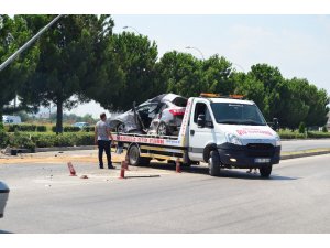 Osmaniye’de trafik kazası; 2 yaralı