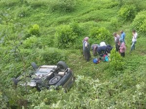 Rize’de trafik kazası: 1 ölü, 4 yaralı